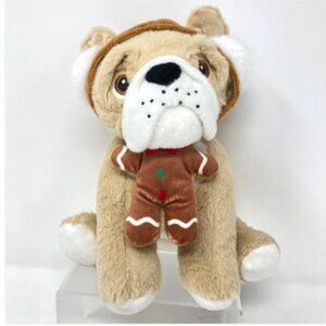 MINISO Pug Plush Gingerbread Dog 9.4”